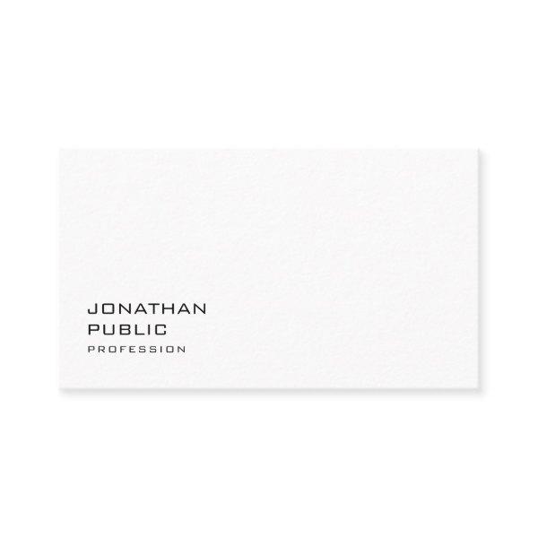 Modern Minimalist Professional Simple Graceful