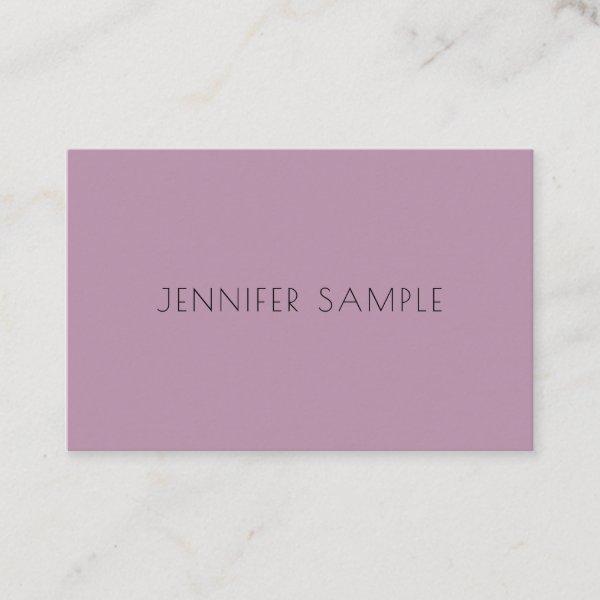 Modern Minimalist Purple Template Elegant Simple