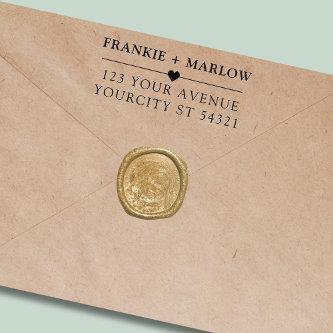 Modern Minimalist Return Address  Self-inking Stamp