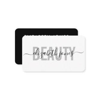 Modern Minimalist Signature Black and White