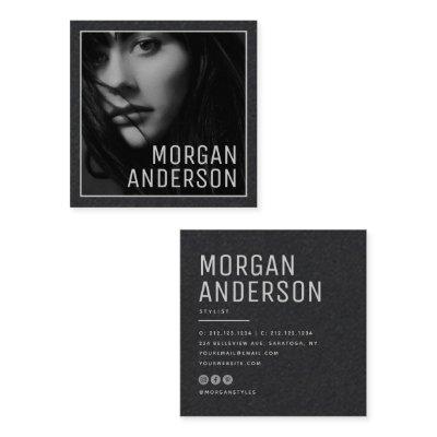 Modern Minimalist Simple Professional Photo Square