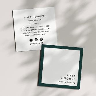 Modern Minimalist Square  | Hunter