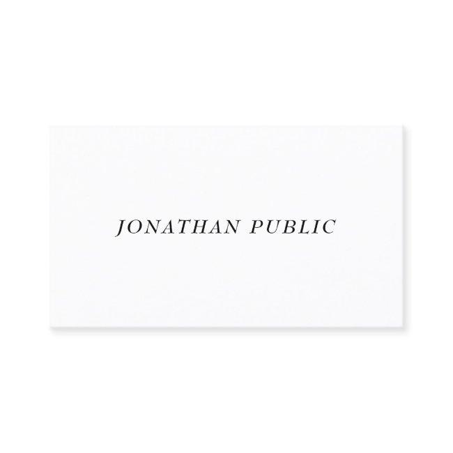 Modern Minimalist Template Elegant Professional