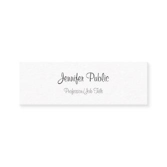 Modern Minimalist Template Handwritten Script Text Mini