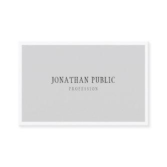 Modern Minimalist Template Simple Grey White Plain