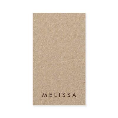 Modern minimalist vertical Kraft paper