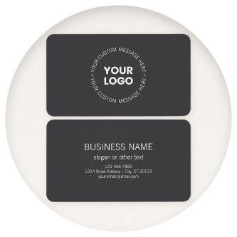 Modern Minimalistic Company Logo/any Image | Gray