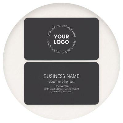 Modern Minimalistic Company Logo/any Image | Gray