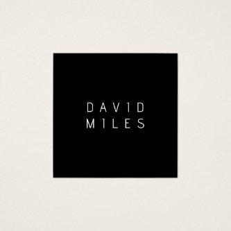 Modern Minimalistic Editable Name | Black & White