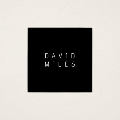 Modern Minimalistic Editable Name | Black & White