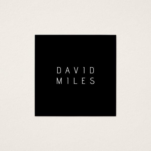 Modern Minimalistic Editable Name | Black & White