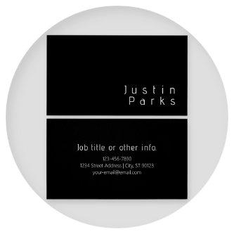 Modern Minimalistic Editable Name | Black & White
