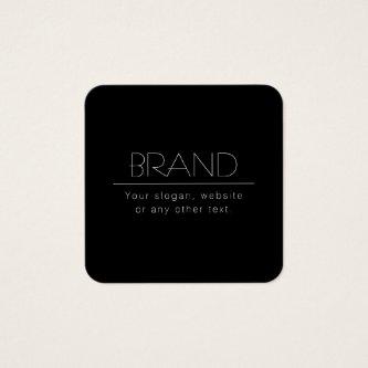 Modern Minimalistic Editable Text | Black & White