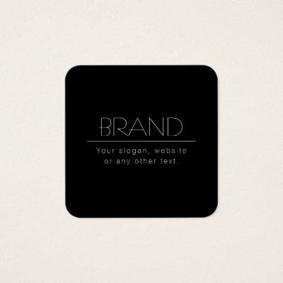 Modern Minimalistic Editable Text | Black & White