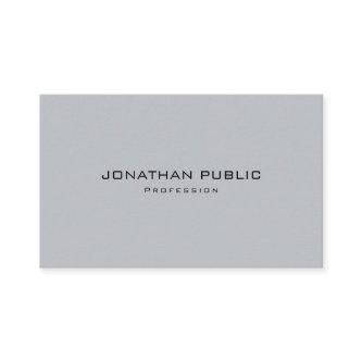 Modern Minimalistic Elegant Grey Creative Plain