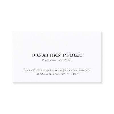 Modern Minimalistic Elegant Professional Template