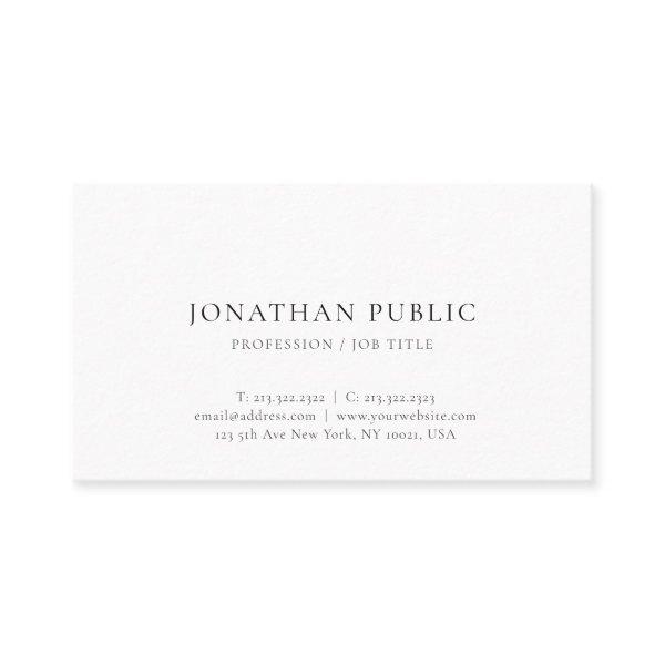 Modern Minimalistic Elegant Simple Professional