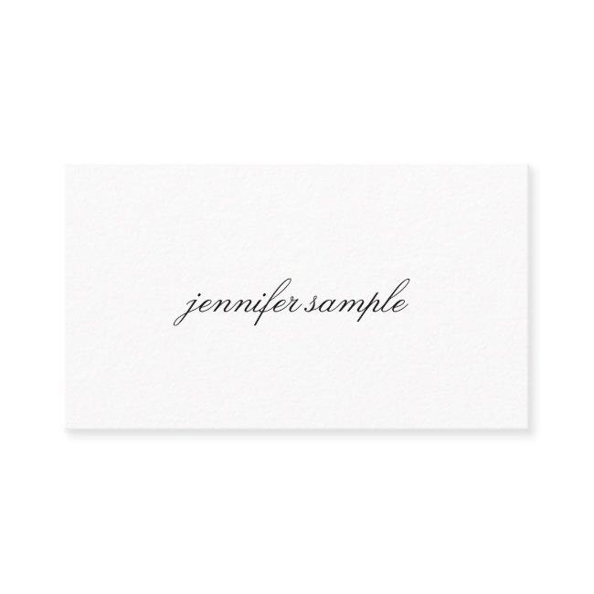 Modern Minimalistic Elegant Sleek Cursive Script