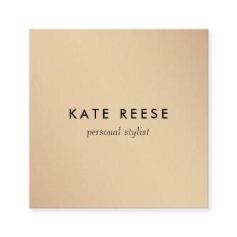 Modern Minimalistic Gold Professional Stylist Square