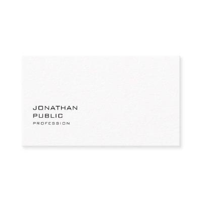 Modern Minimalistic Professional Sleek Chic Plain