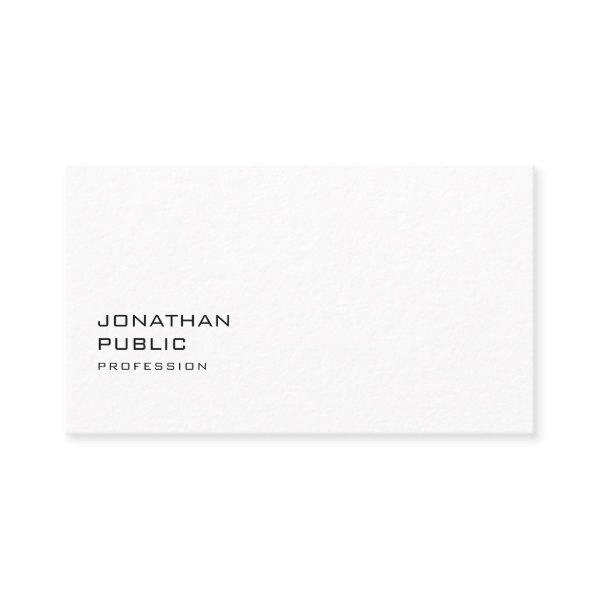 Modern Minimalistic Professional Sleek Chic Plain