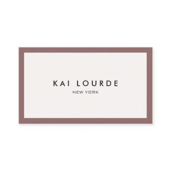 Modern Minimalistic Professional Taupe Border