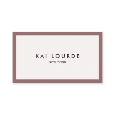Modern Minimalistic Professional Taupe Border