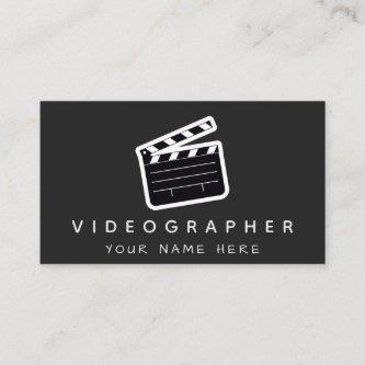 Modern Minimalistic Videographer Video Production