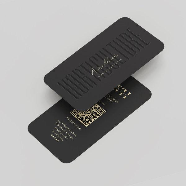 Modern Monogram Horticulture Black Gold