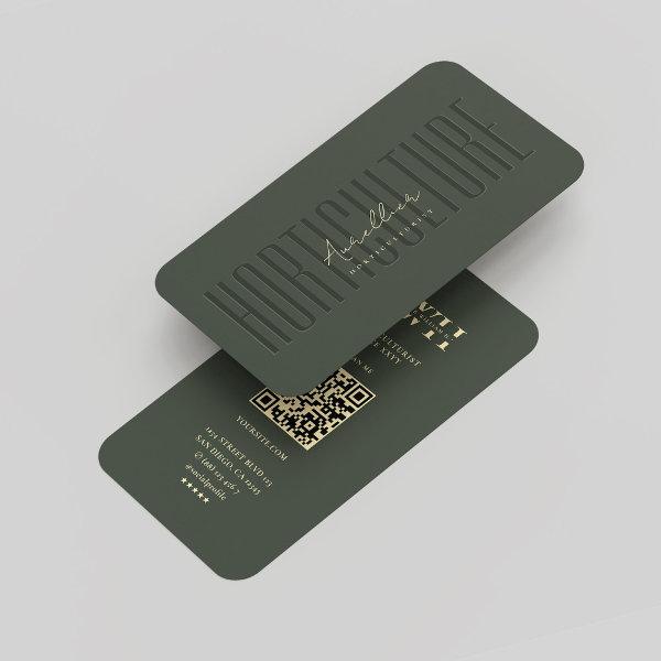 Modern Monogram Horticulture Horticulturist Green