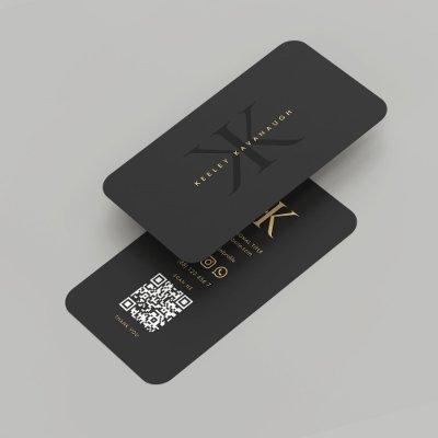 Modern Monogram K Black Professional