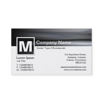 Modern Monogram - Motion Blur