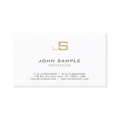 Modern Monogram Professional Elegant Simple