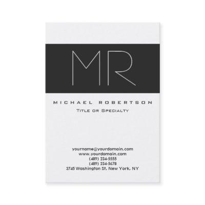 Modern Monogram Professional Large