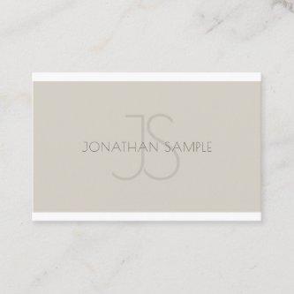 Modern Monogram Professional Simple Template Luxe