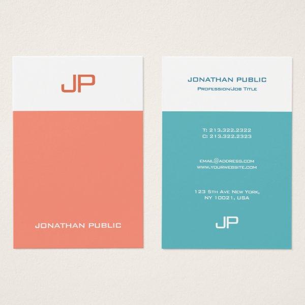 Modern Monogram Template Elegant Colors Trendy
