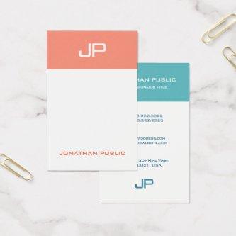 Modern Monogram Template Elegant Trend Colors