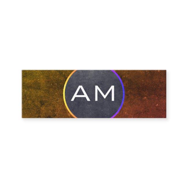 Modern Monogram with Texturized Color Ways Mini