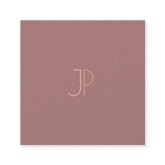 Modern Monogrammed Initial Letter Elegant Luxury Square