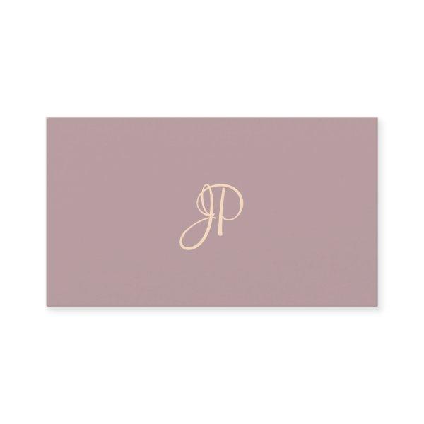Modern Monogrammed Template Calligraphed Script