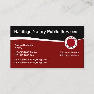 Modern Notary Public Emblem Style