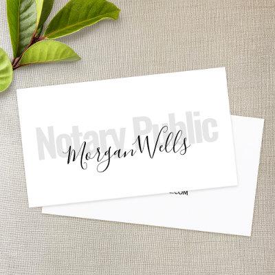 Modern Notary Public Signing Agent