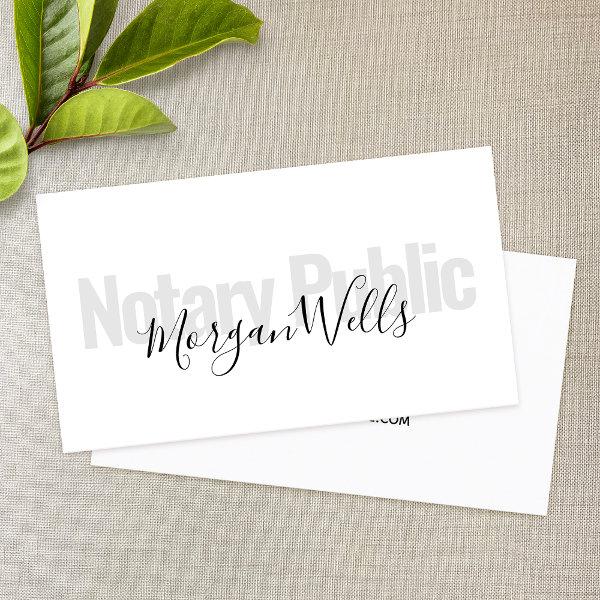 Modern Notary Public Signing Agent