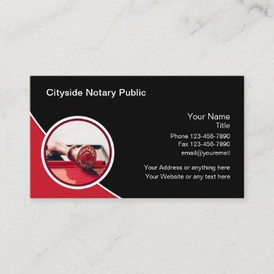 Modern Notary Public Stamp Theme