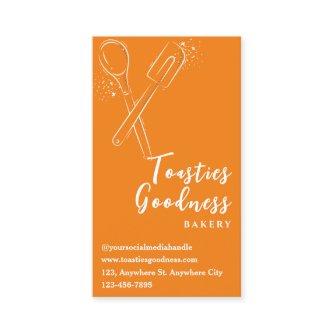 Modern Orange White Baking Utensil