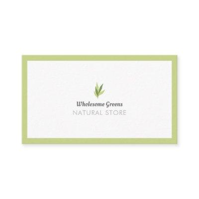 Modern Organic Store Natural Store Minimalist Food