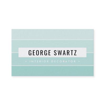 MODERN PAINT SWATCH simple bold mint green