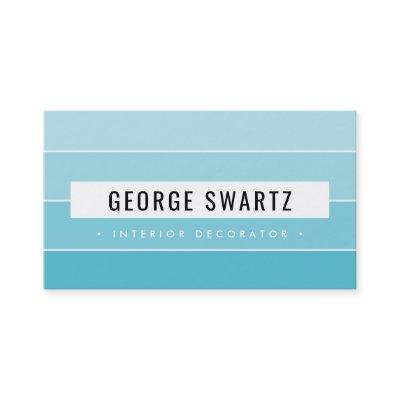 MODERN PAINT SWATCH simple bold sky aqua blue