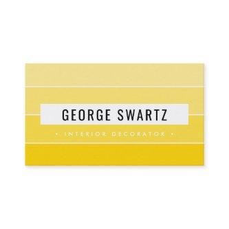 MODERN PAINT SWATCH simple trendy yellow black