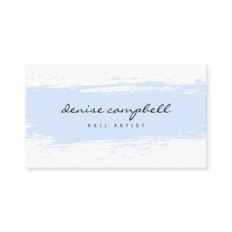 Modern pastel blue and white abstract brushstroke